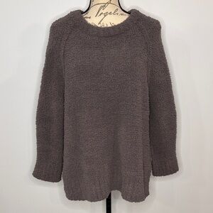 Altar’d State super plush teddy sweater raglan sleeves side slits relaxed fit S